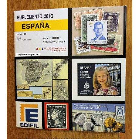 EDIFIL  2016 SIN MONTAR PARCIAL