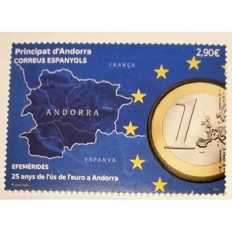 Aniversario del euro Andorra 2024