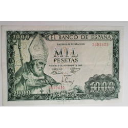 billete de 1.000 pesetas San Isidoro 1965