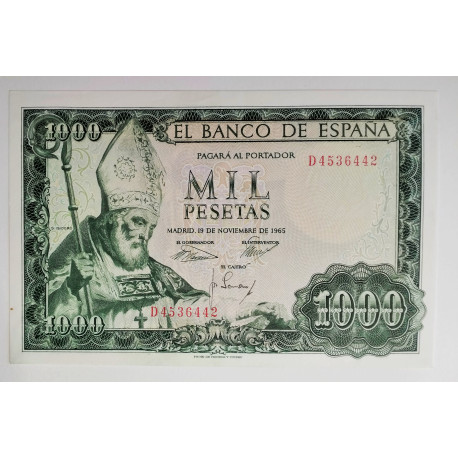 1.000 pesetas 1965 San Isidoro