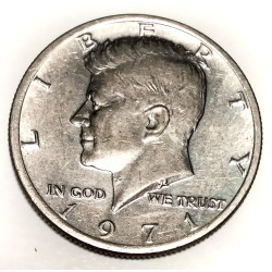 Medio dolar Kennedy 1971