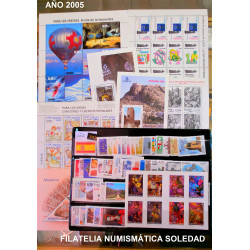 AÑO COMPLETO SELLOS 2005