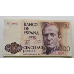 BILLETE DE 5.000 pesetas 1979