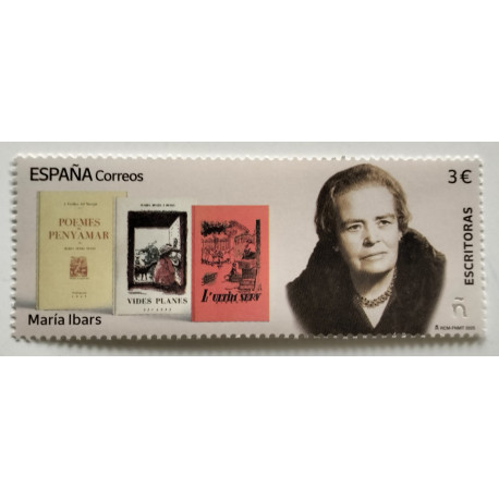 Sello de escritoras relevantes : María Ibars año 2025