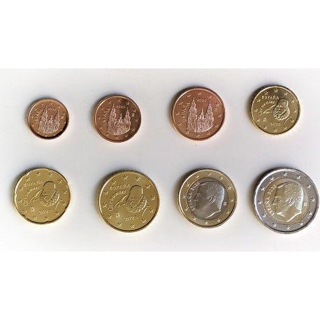 Serie 8 monedas España 2025