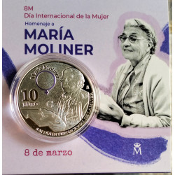 10 euros de María Moliner