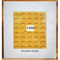 Año 1998 Pardo para sellos