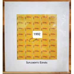 Año 1992 Pardo para sellos