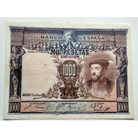 1. 000 pesetas Carlos I 1925