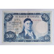500 Pesetas del 22 de julio 1954 Zuloaga