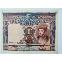 1000 pesetas de Carlos V 1925
