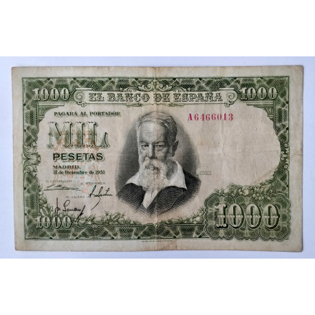 1.000 pesetas Joaquín Sorolla 1951