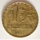 1 PESETA DE COBRE 1937