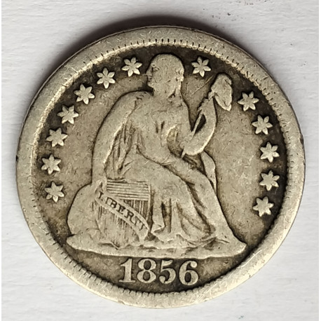 USA 1856 one dime Liberty