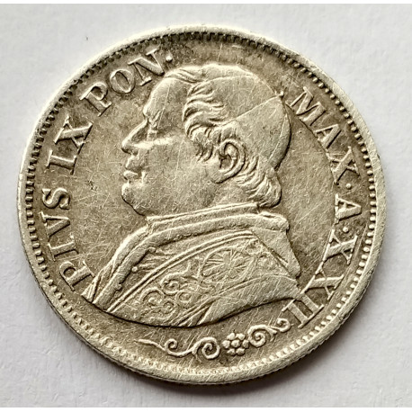 Vaticano 10 soldis 1868