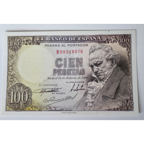 100 PESETAS 19 FEBRERO 1946