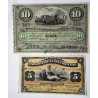 10 y 5 pesos isla de Cuba 1896