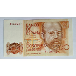 200 PESETAS 16 SEPTIEMBRE 1980