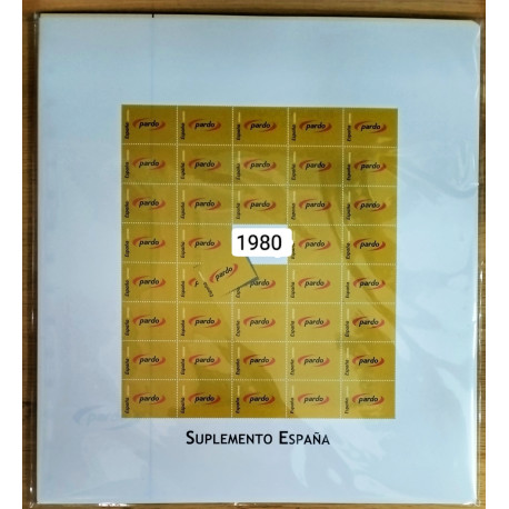 Año 1980 Pardo para sellos