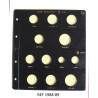 Funda Pardo monedas pesetas 1988-1995