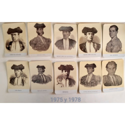 Colección toreros 1975 y 1978