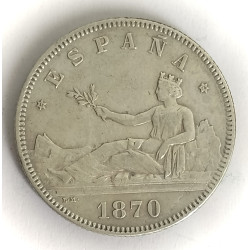 2 pesetas 1870*74
