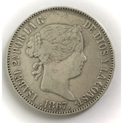 1 escudo 1867 Madrid 