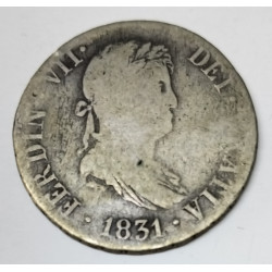 2 reales 1831 Madrid