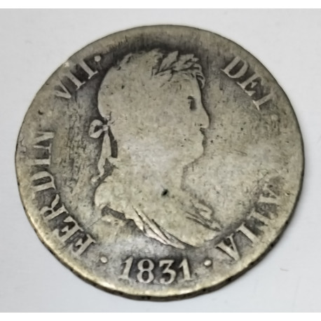 2 reales 1831 Madrid