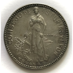 2 PESETAS DE GIJÓN 1937