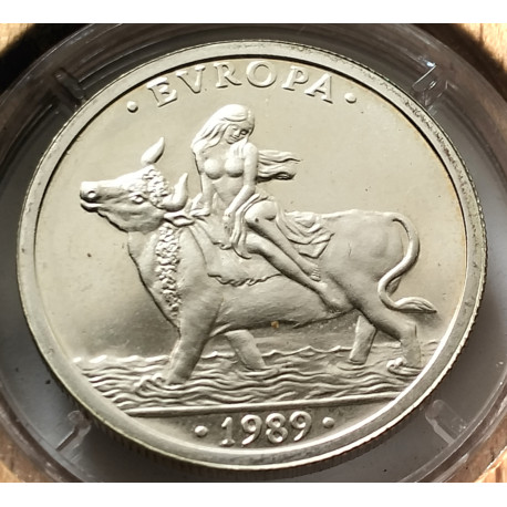 MONEDA DE 1 ECU DE 1989