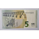 Billete sin circular de 5 euros de 2013 Dragui