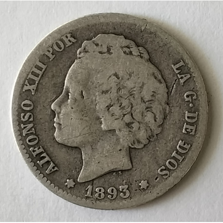 5 PESETAS ALFONSO XIII 1894