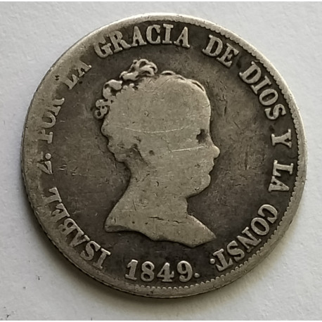 4 Reales 1849 Madrid