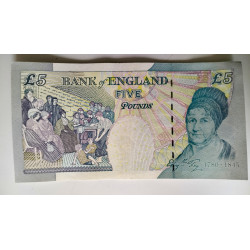 5 pounds Inglaterra 2002
