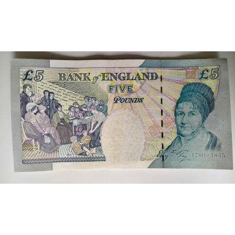 5 pounds Inglaterra 2002