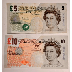 5+10 pounds Inglaterra 2000/02