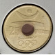 25 pesetas Disco 1990 y emblema olímpico 