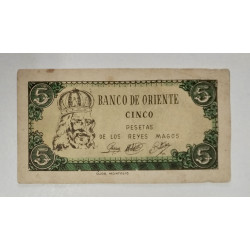 Billete de los Reyes Magos de Oriente