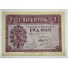 Billete de 1 pts de octubre de 1937