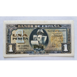 1 peseta Nave Santa María 1940