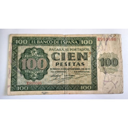 100 pesetas de noviembre 1936