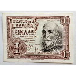 BILLETE DE 1 PESETA DE 1953