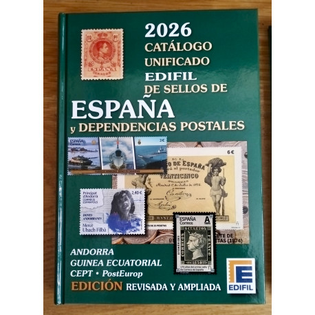 Catálogo Edifil sellos y Dependencias España 2026