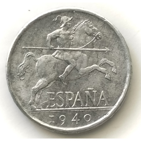 5 CÉNTIMOS 1940 ESTADO ESPAÑOL