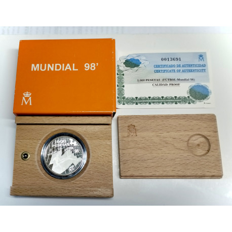 1.000 pesetas Fútbol Mundial 98