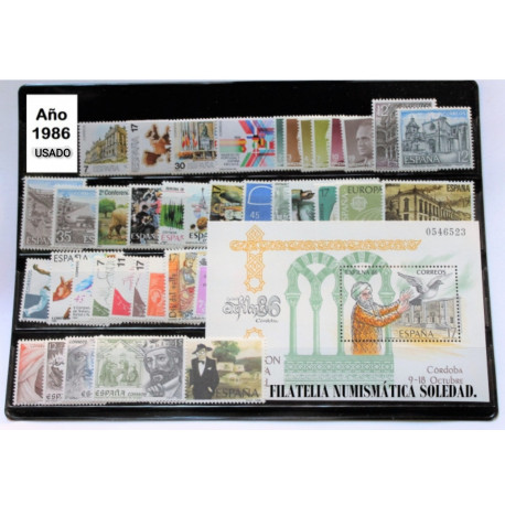 AÑO 1986 COMPLETO SELLOS