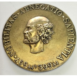 Medalla Nobilitas Abnegatio Sapientia ROCHE 1896