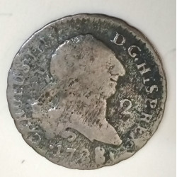 2 maravedís cobre Carlos Iii