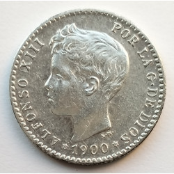 5 PESETAS ALFONSO XIII 1892 PGM